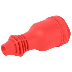 Розетка ЭРА RX11-R-IP44 каучуковая c заземлением 16А IP44 прямая красная | Штепсельные вилки и розетки