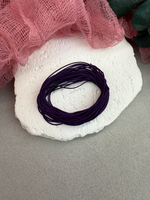 Шнур для плетения браслетов 0,6 мм, Темная сирень (5 м)