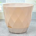 Горшок цветочный Laurel 4,5л d220мм с поддоном (бежевый)