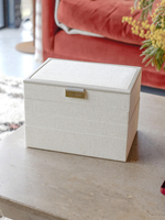 Органайзер для украшений и часов Stackers Classic Jewellery Box, 4 секции - Burgundy (Burgundy / бордовый / Burgundy / 600 / 700 / Органайзер-косметичка с крышкой)