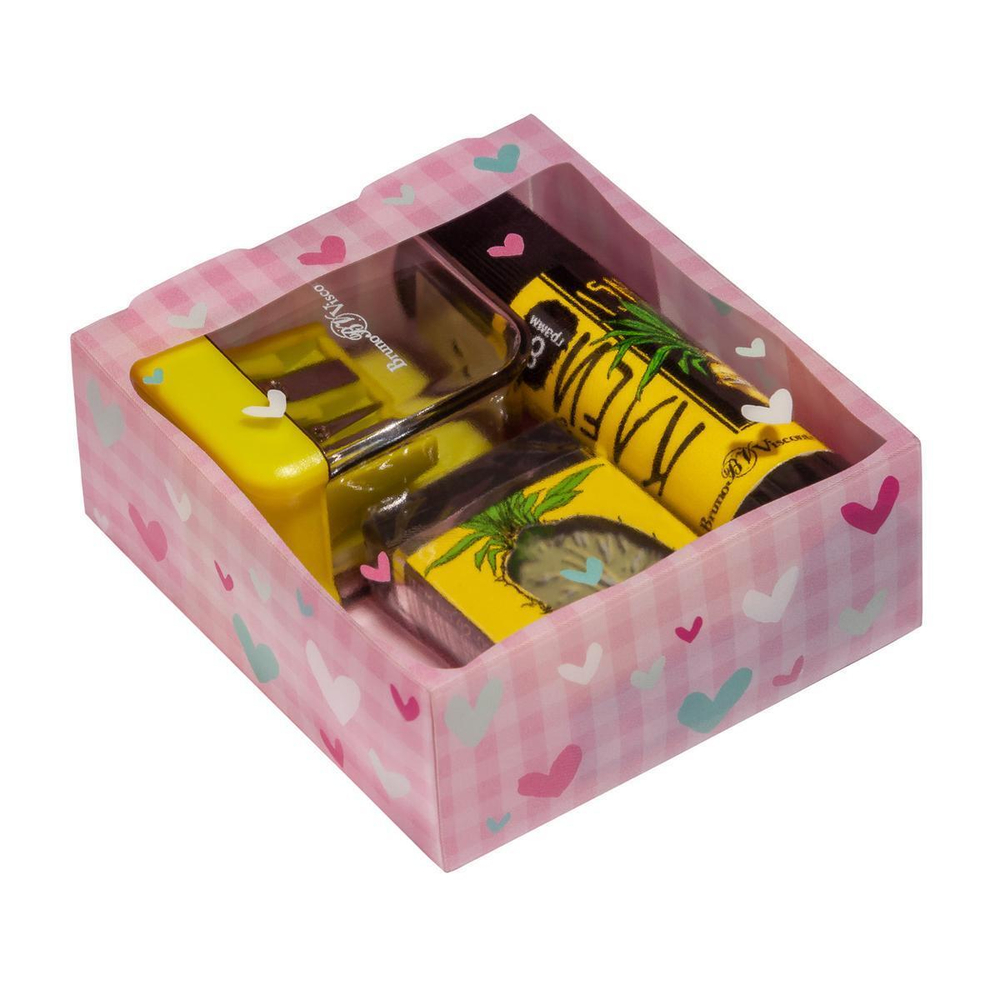 Набор подарочный канцелярский BV "Fresh & fruity.Ананас" 3 предм