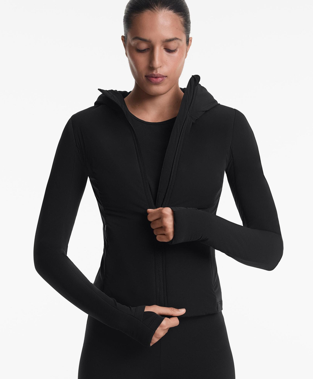 Oysho Высокотехнологичная утепленная куртка FELLEX® Volcanic, черный