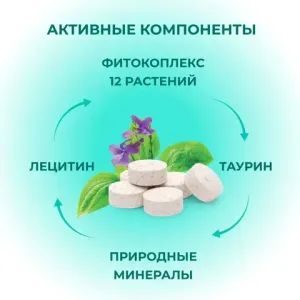 Витамины Фитомины Форте для кошек, для вывода шерсти, 200 таблеток