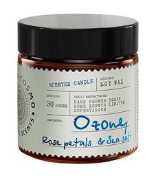 Озон роза и морская соль, ароматическая свеча, Eteria cosmo