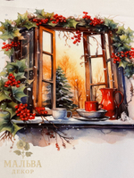 Кухонное полотенце "Приближение Рождества" 50x70см