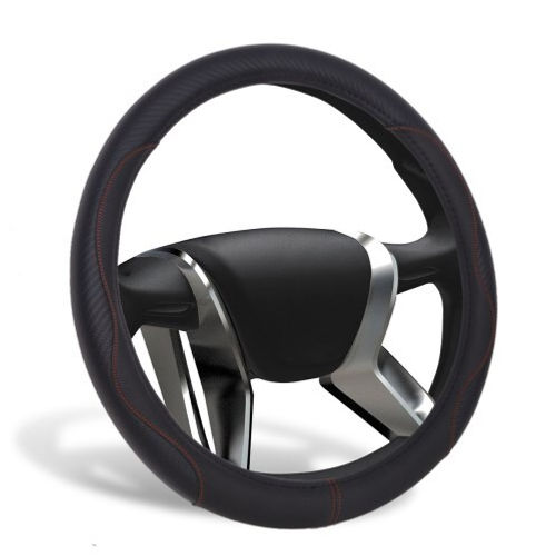 Оплетка руля M 37-38 см экокожа  SENATOR CHARLOTTE  черная (AZARD)