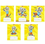 Тетрадь А5 18л. клет. "Влад А4" 5 диз. (Хатбер)