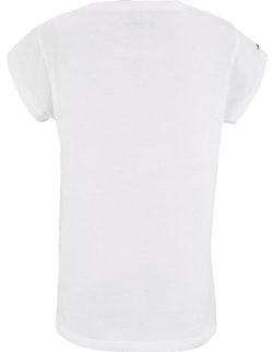 Футболка для девочки теннисная Babolat Exercise Cotton Girl - белый