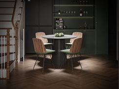 Стол обеденный Lagom D 100 см (черный)