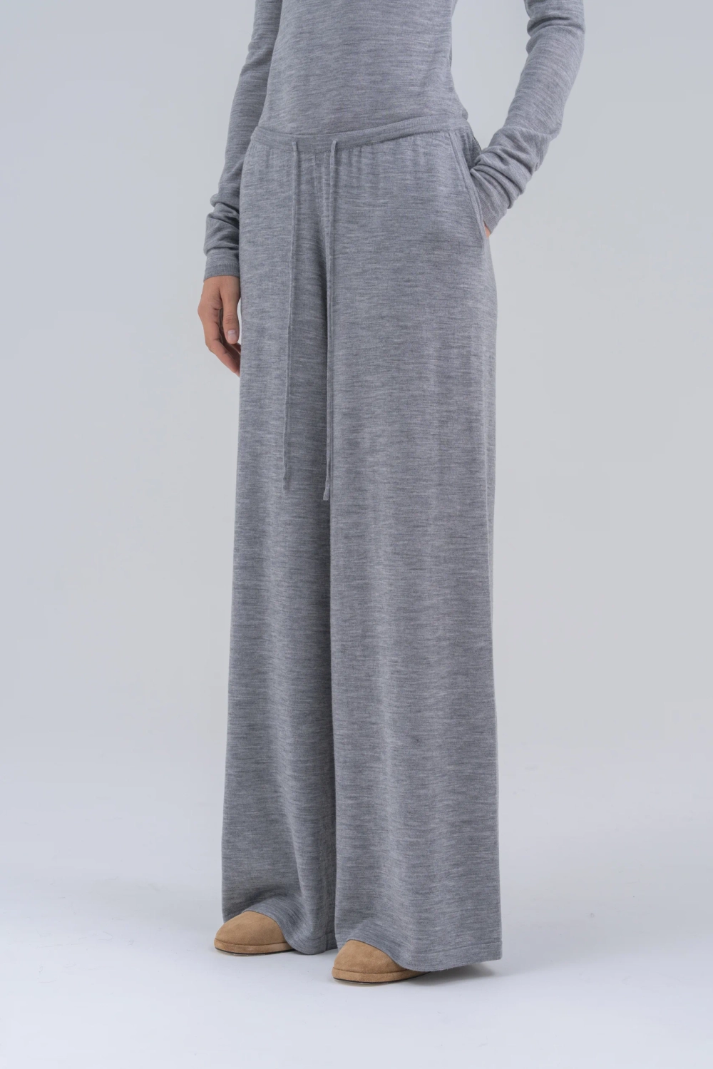 Брюки из шерсти мериноса