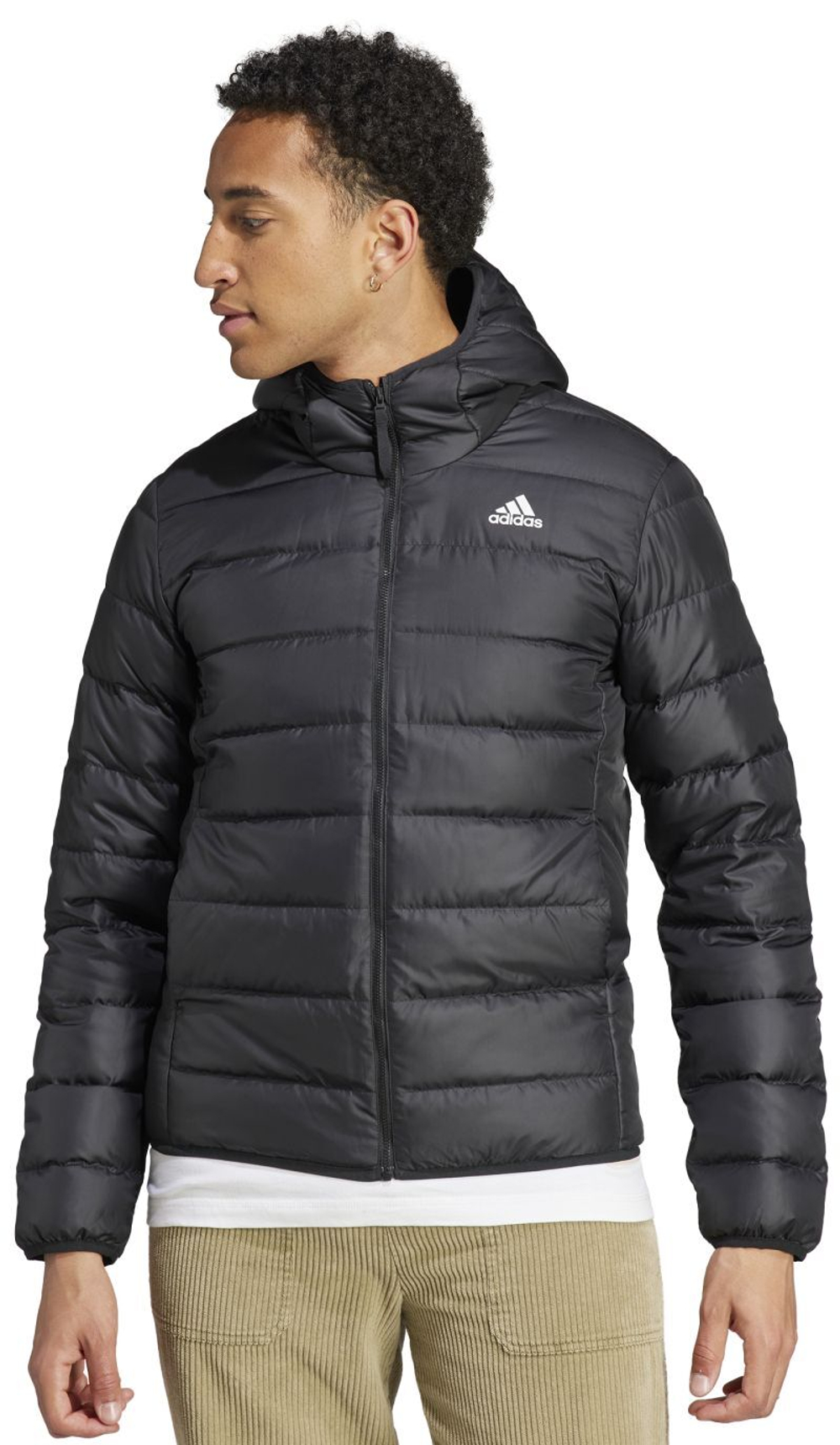Куртка теннисная Adidas Essentials Light Down Hooded