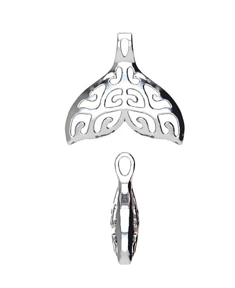 Кулон на цепочке "Хвост кита"