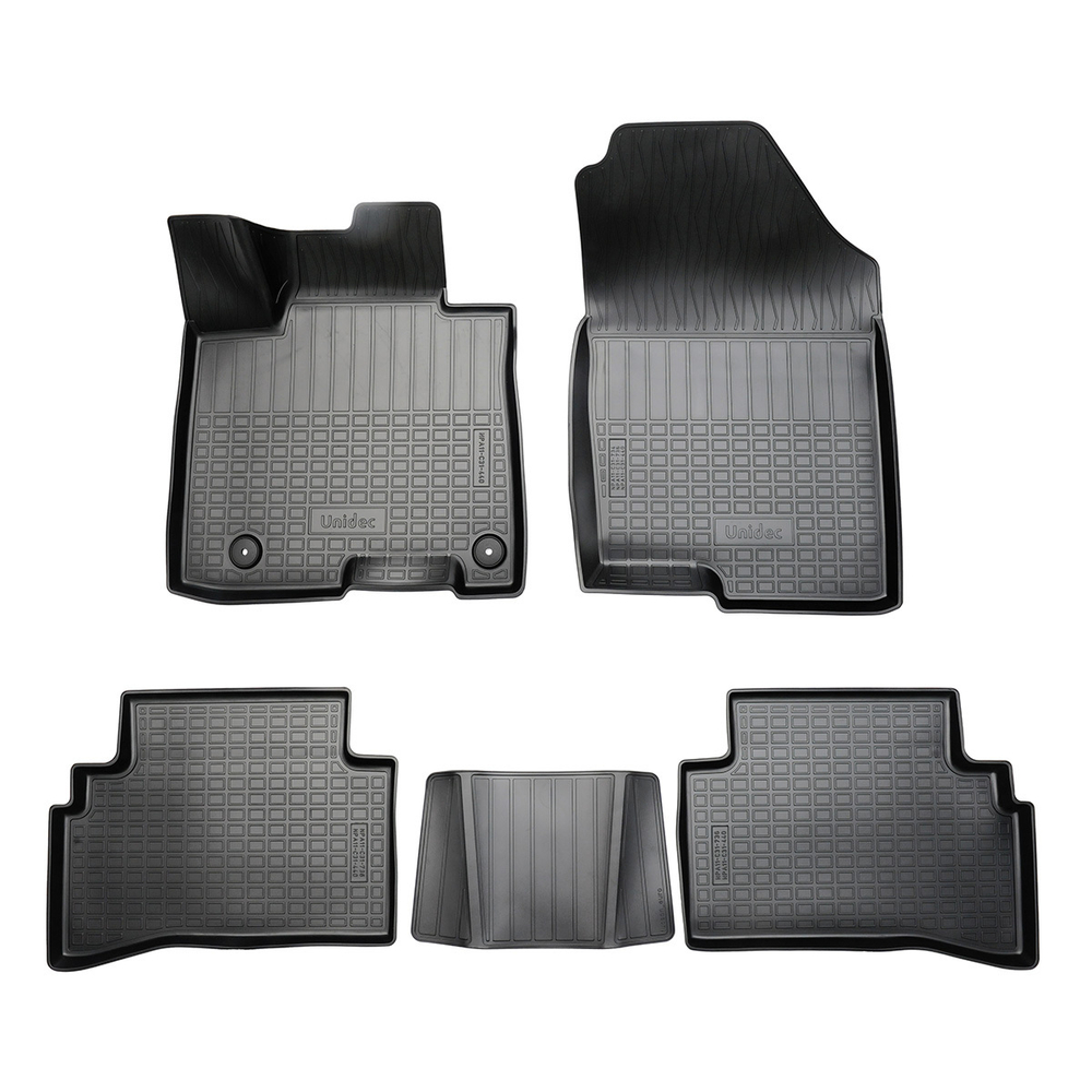 Ковры в салон Norplast для Hyundai Mufasa I в кузове NU2 2023-, Черный, NU2, арт.NPA11-C31-440