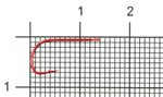Крючок Kosadaka Hosi Red