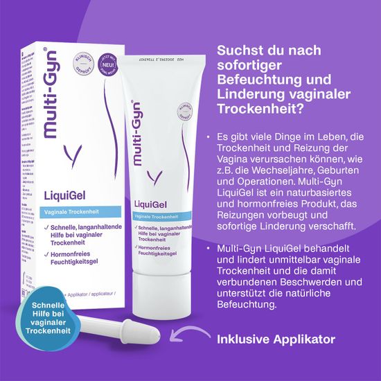 Multi-Gyn LiquiGel – для лечения и облегчения сухости влагалища