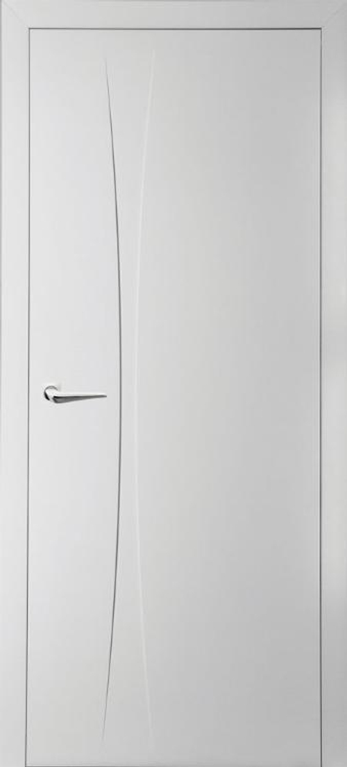 Межкомнатная дверь Квест 2 / Цвет РАЛ 9003 / Двери Верда