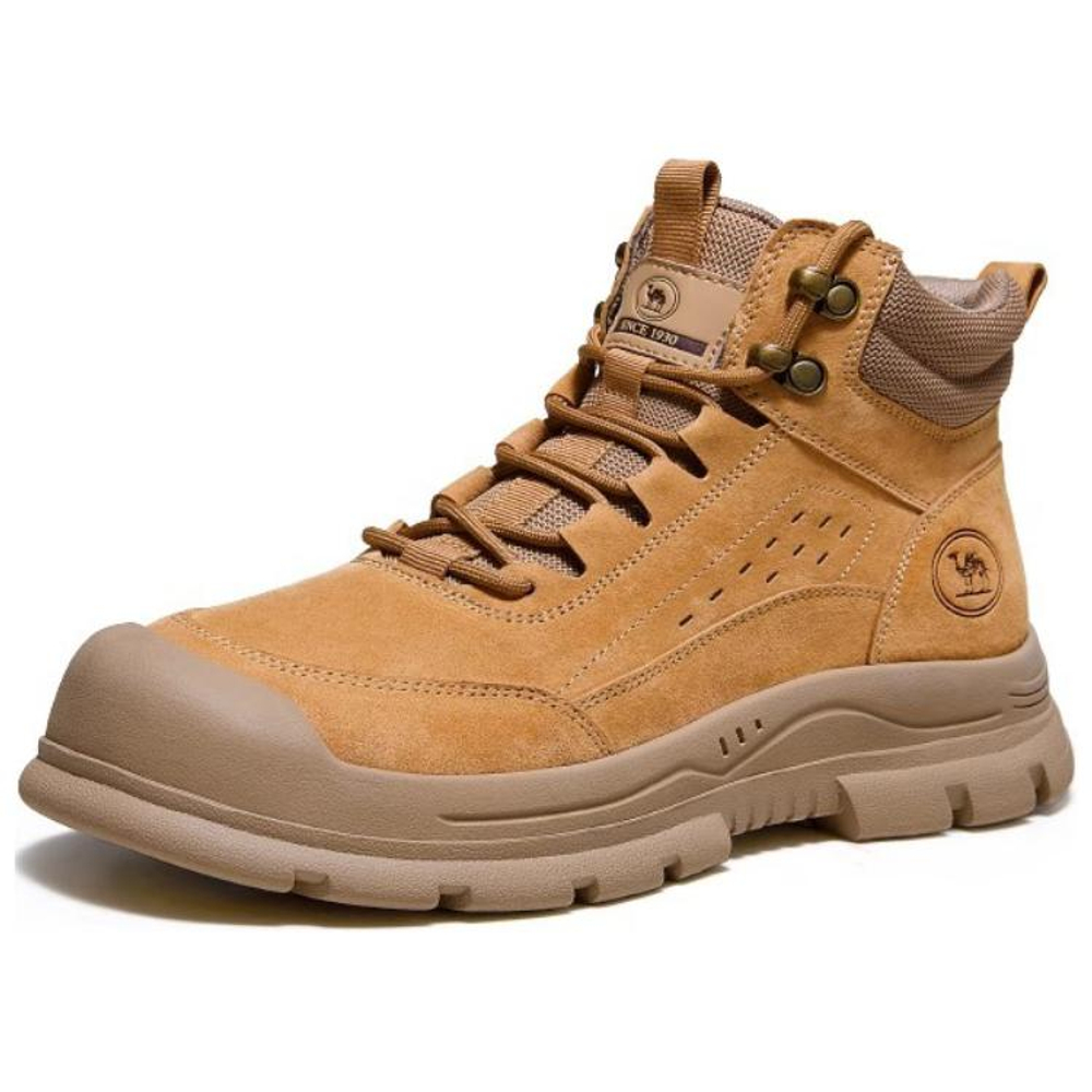 CAMEL Work Boots Men"s High top Desert Yellow/Elsa