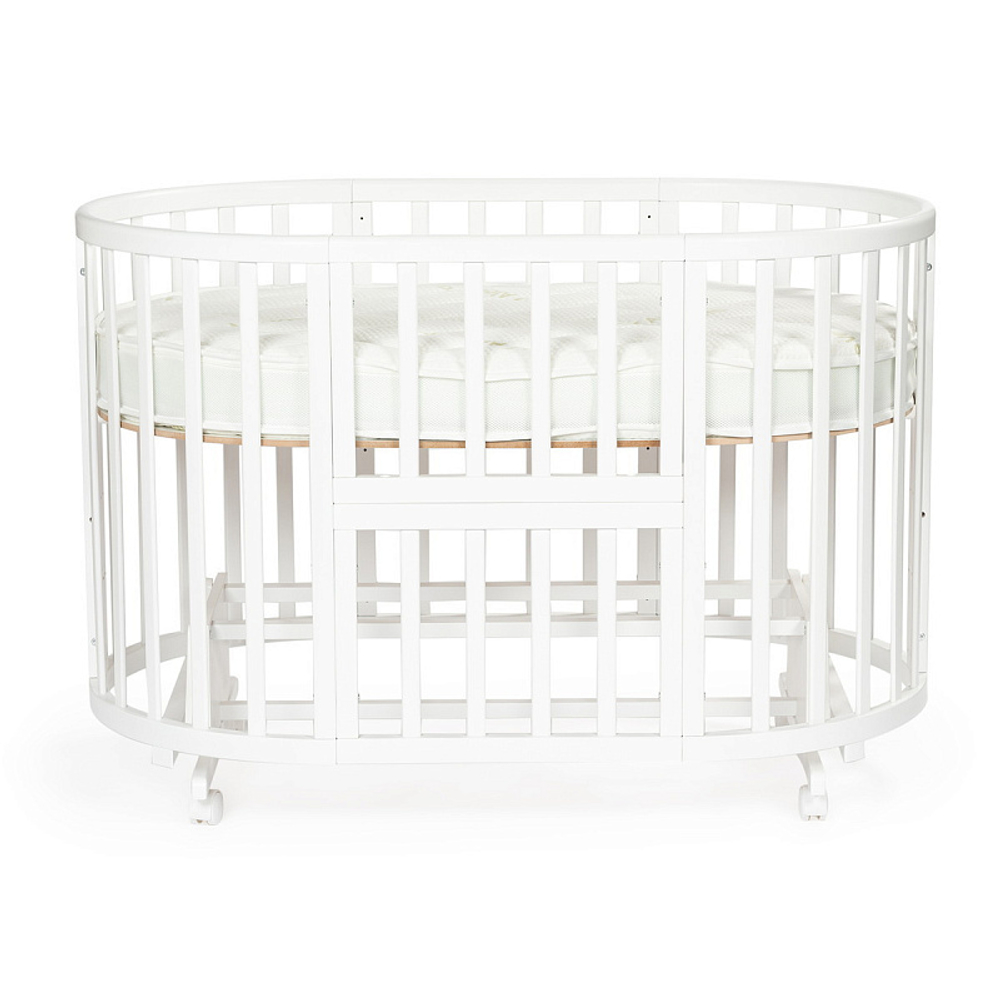 Детская кроватка Bebizaro Heirloom маятник поперечный BZHMM/01/WH White