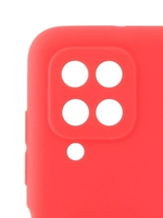Накладка Samsung A12/М12 силикон матовый  Red  Soft Case Zibelino