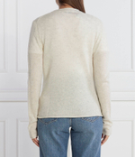 Хлопковый кардиган Tommy Hilfiger - кремовый(WW0WW39888)