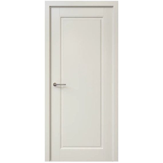 Фото межкомнатная дверь эмаль Albero Классика 1 латте глухая
