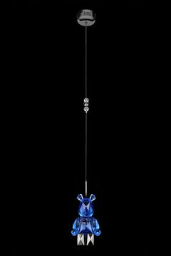 Подвесной светильник LED 6W 3000К LE1077/1S BL/BL чёрный/синий Sophie Leon