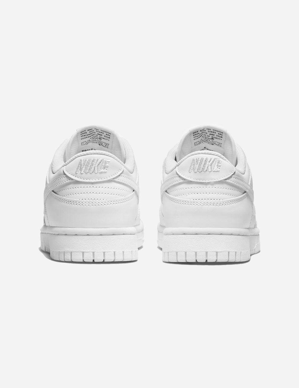 Nike dunk triple white discount