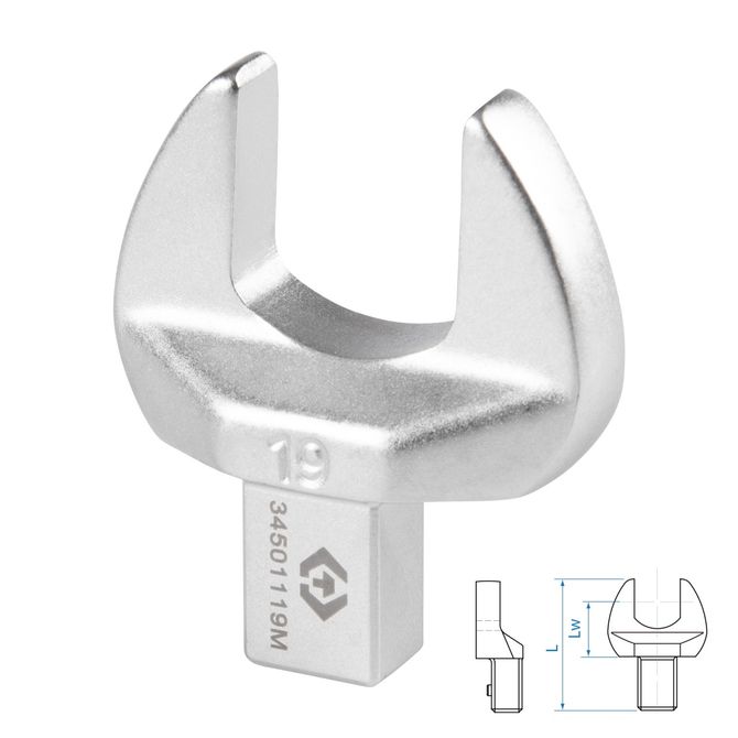 KING TONY (34501119M) Насадка рожковая серии "FIT", 19 мм, 9х12 мм