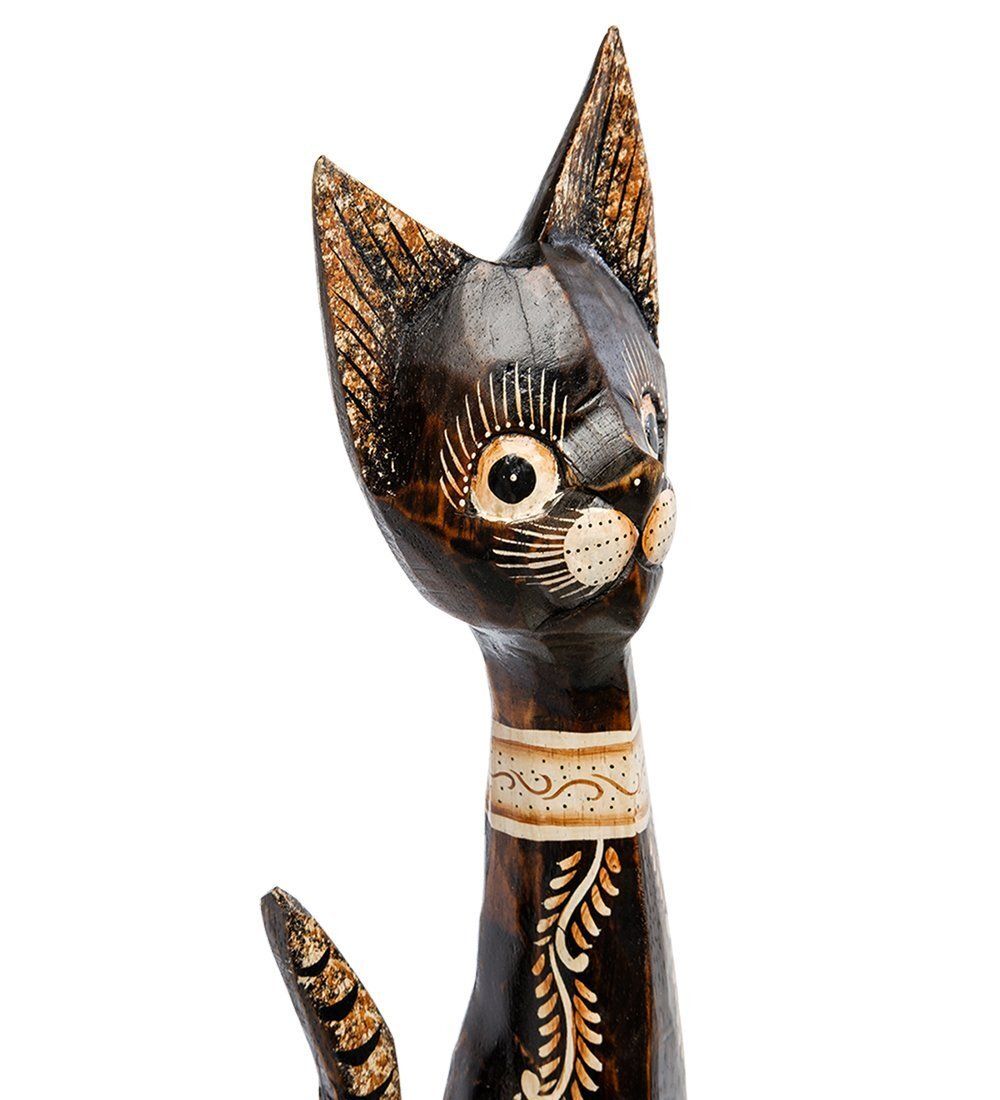 99-069 Статуэтка «Кошка» 60 см (албезия, о.Бали)
