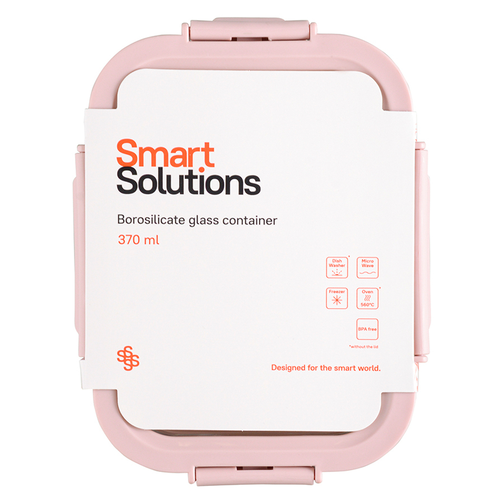 Контейнер для запекания и хранения продуктов 370мл Smart Solutions розовый
