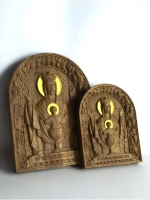 Освященная Икона Божией Матери Неупиваемая Чаша дуб малая