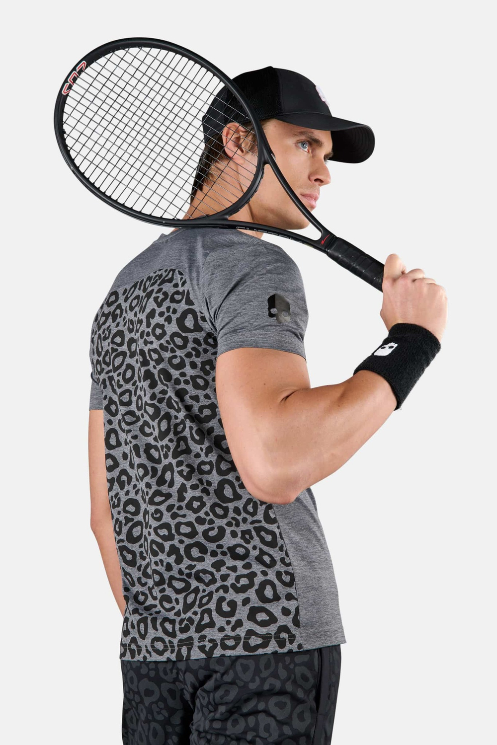Мужская теннисная футболка  HYDROGEN PANTHER TECH TEE (T00704-216)