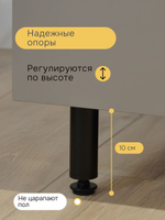 Кухонный модуль угловой Виго, 106х45х83, с доводчиками, с дубовой панелью, Dipriz