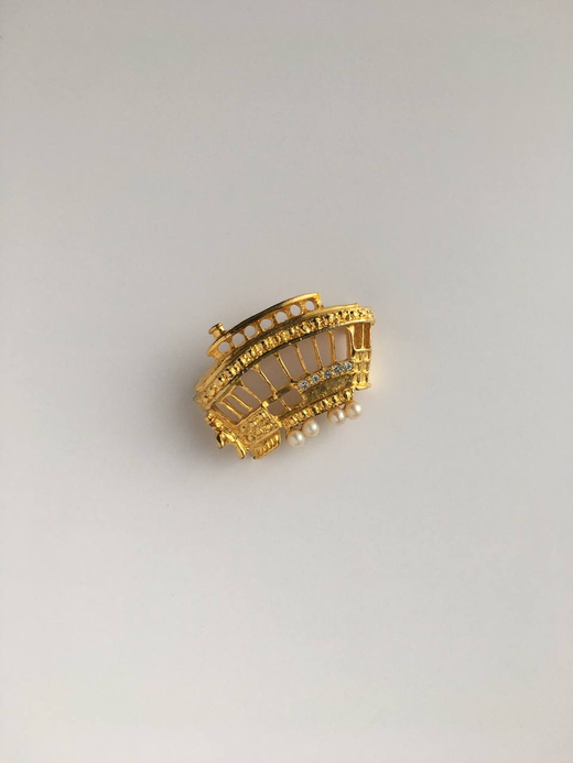 Брошь Трамвайчик