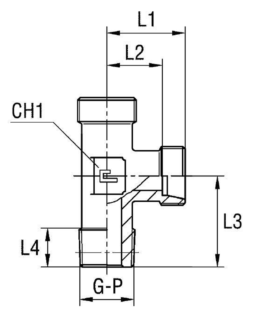 Штуцер FLC DL15 NPT 1/2 (корпус)