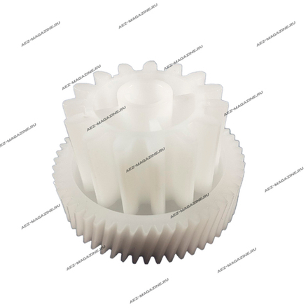 Шестерня редуктора Delta, SATURN,VITEK D-45х33,5мм, 54/15зубов прямые/косые, H-36, юбка 12мм