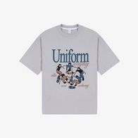 Футболка UNIFORM Heavy Skaters Club, серый