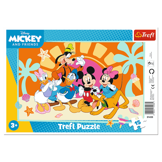 Pazl / Пазлы / Puzzles - "15 Frame" - Curious Mickey" / Disney Mickey Mouse and Friends