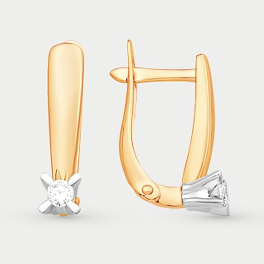 Серьги золотые