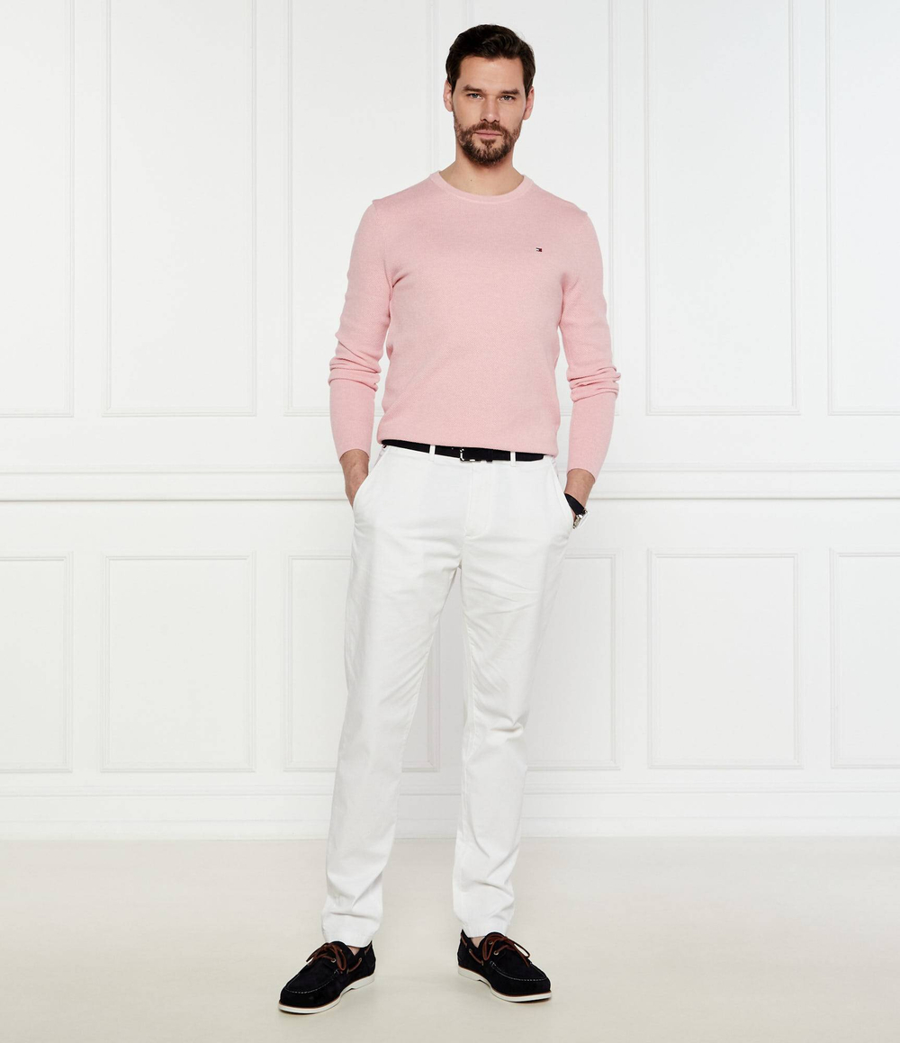 Свитер Tommy Hilfiger - пудро-розовый(MW0MW36347)
