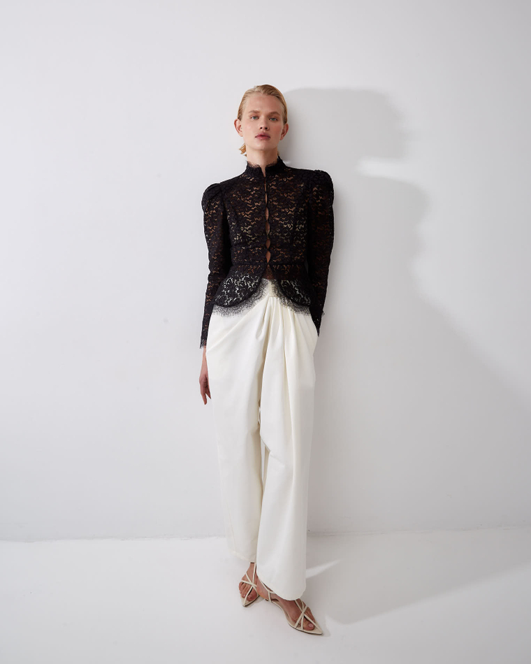 Жакет из кружева Стелла Маккартни черный