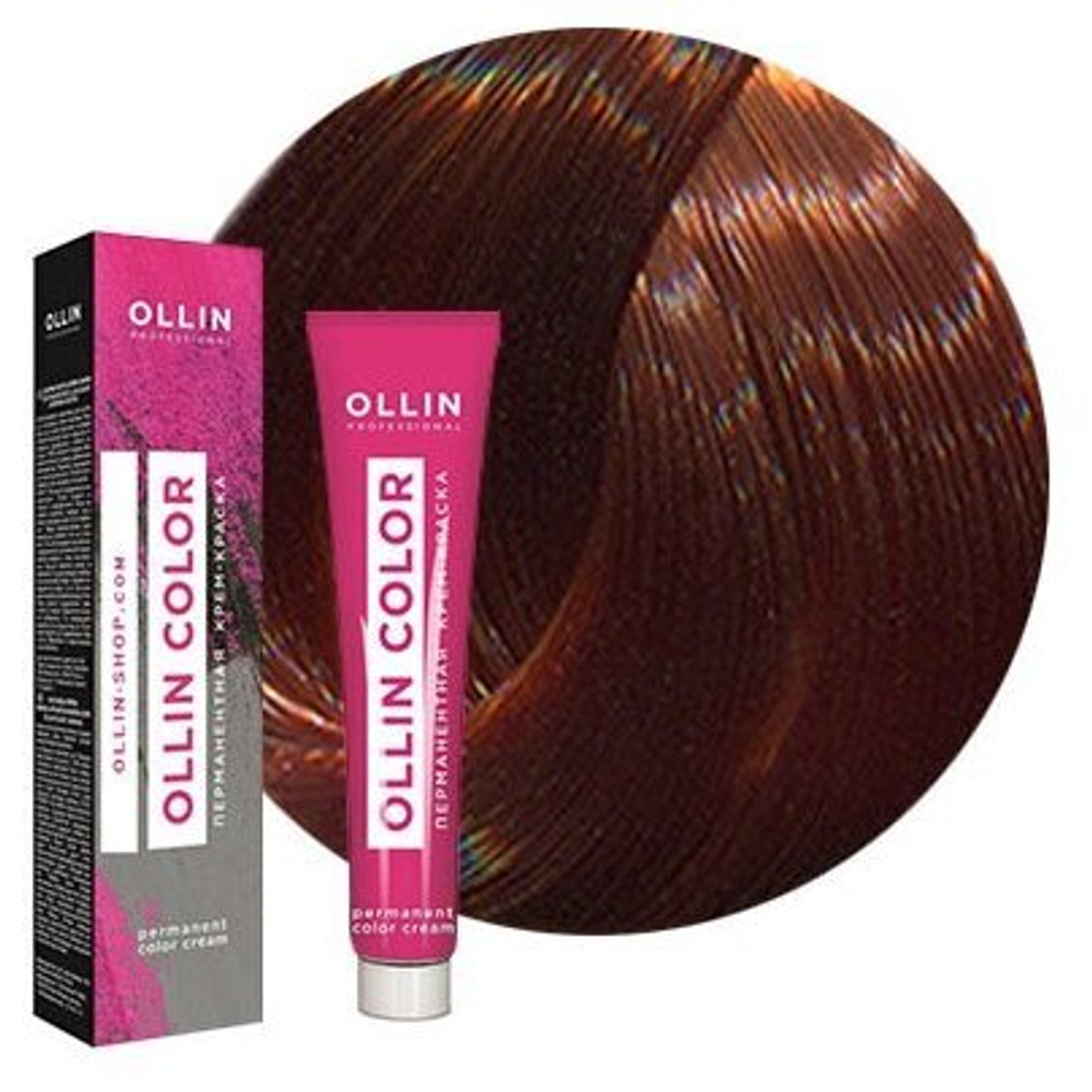 OLLIN COLOR 7/4 русый медный 100 мл Перманентная крем-краска для волос