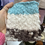 KRISPIES - Luxury Selection by Ri.Go; 78% меринос, 22% п/а; 220м/100гр; шнурок с чередующимися утолщениями; col. 2365, цвет: инжир; S704