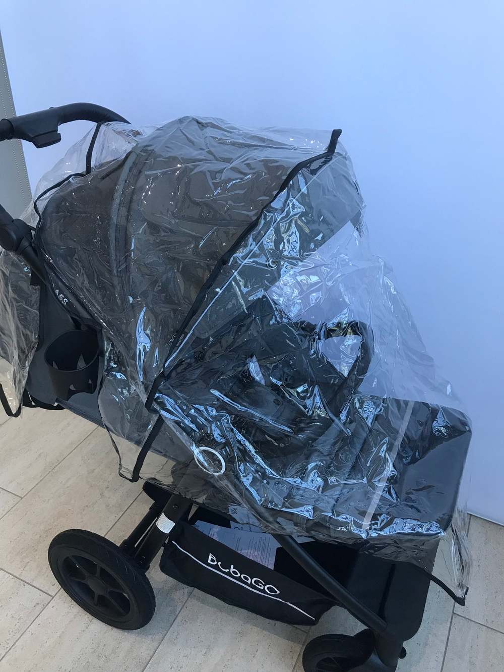 Коляска детская прогулочная BubaGo арт. BG 130-3 MODEL BASS color/цвет Gray/Серый