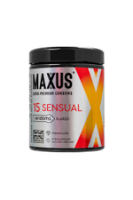 Презервативы Maxus SENSUAL, классические, латекс, 15 шт.