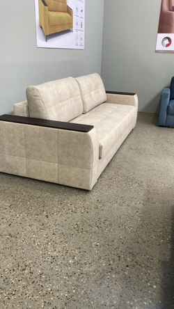Сиэтл (22) еврокнижка с подушками Kleo beige (К), ВариантКроя1, Декор: Структурный кофе, &lt;Р&gt; /