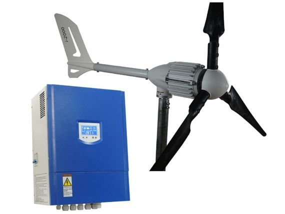 Ветрогенератор 2кВт YASHEL WT2000i / 48V, фото №618938438