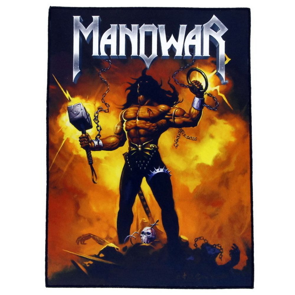 Нашивка спиновая Manowar (268)