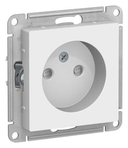 Розетка AtlasDesign 16А без заземл. защ. шторки механизм лотос SE ATN001349