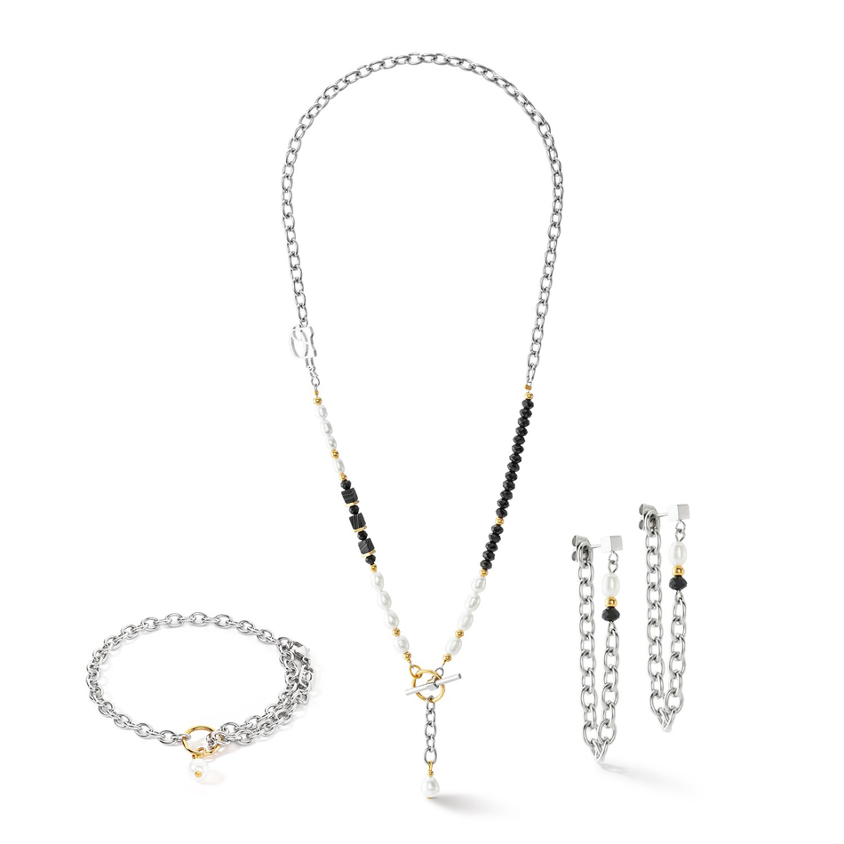 Колье Coeur de Lion Black-White 1133/10-1314